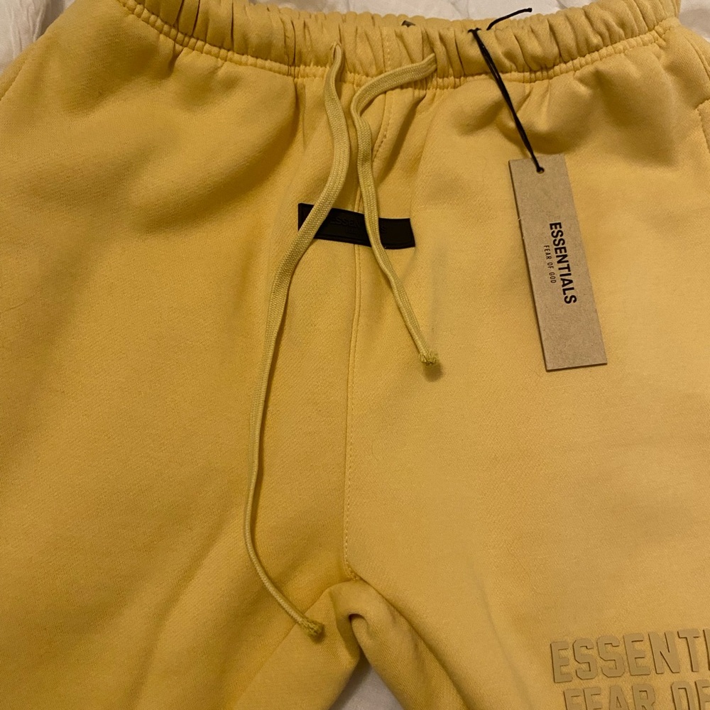 Essentials Yellow Sweatpants - Picture 2 of 4